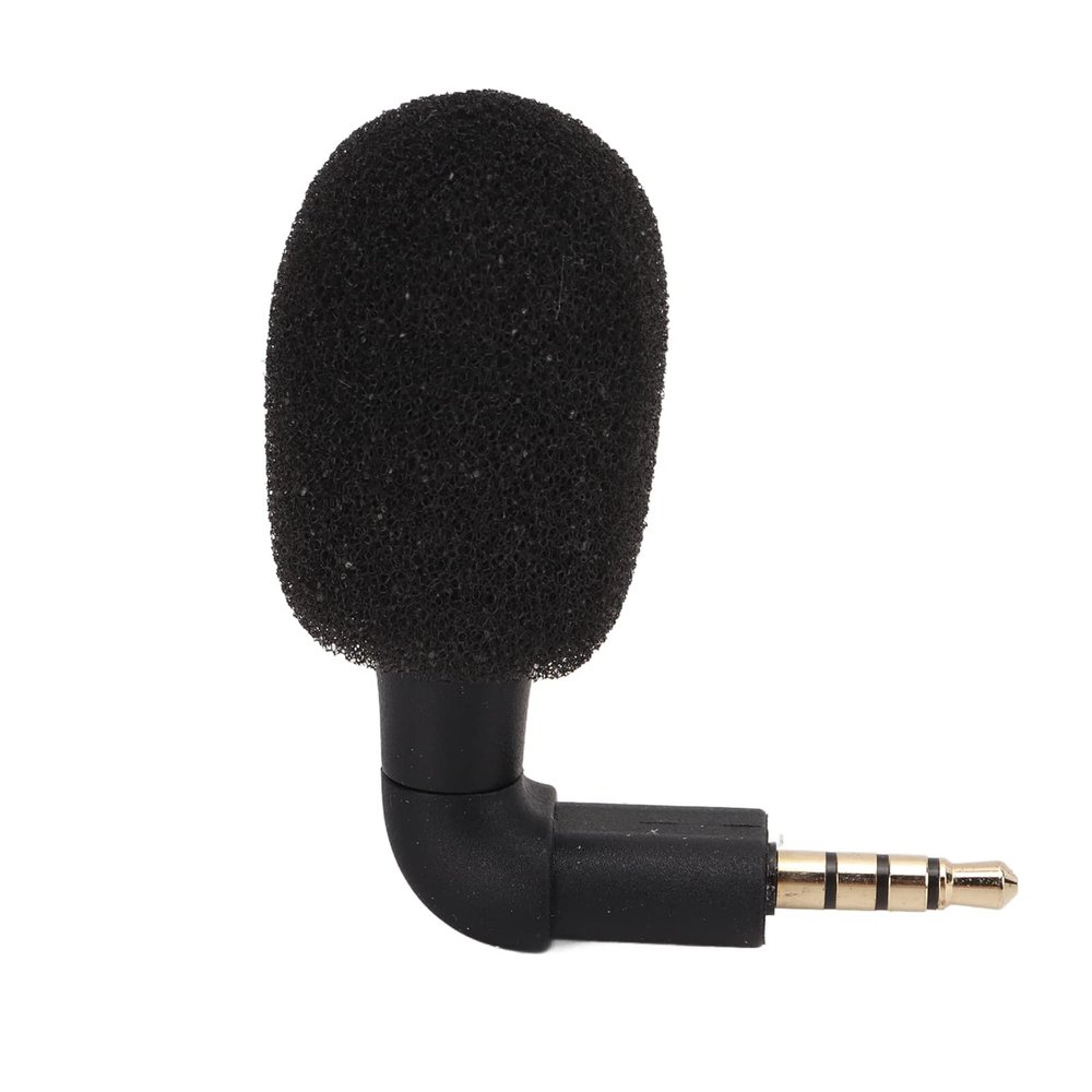 Srliya Mini Omni Directional 3.5mm Jack Microphone, High Sensitivity Pro Mic, 360 Sound Pickup, for Smartphone, Voice Chat, Video Conferencing