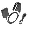 LINGQE to HDMI-Compatible Video Upscale Converter Adapter Cable for HD TV DVD HDTV Sky Box STB pl-UG and Play DC Cable view 2