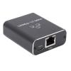 SUNGOOYUE RJ45 Aluminum Alloy Splitter with USB Cable, 1000 Mbps High Speed Ethernet Splitter for Various Environments, Ethernet Plug and Play for The Computer TV Consults (1 to 2) view 2