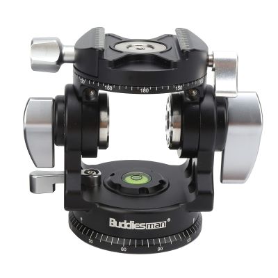 VH3IV Panoramic 360 Rotation Aluminum Alloy Quick Release Mounting Bracket with Instrument and Universal 3/8-Inch Screw Hole for Stable Photography Accessories