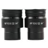 2PCS Microscope Auxiliary Eyepiece WF10X Wild Field for Stereo Binocular Trinocular 30MM Interface(WF10X-22MM) view 1