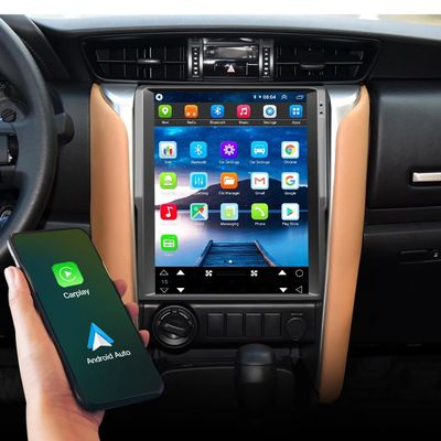 12.1" Carplay Screen for Toyota Fortuner Hilux SW4 2017-2024 Year with Wireless Carplay Android Auto, Car Stereo Bluetooth Navigation Media Player GPS WiFi