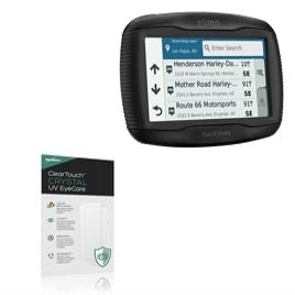 BoxWave Screen Protector Compatible with Garmin Zumo 395LM - ClearTouch Crystal Anti-UV EyeCare (2-Pack), Filters Out Harmful Blue Light Reduce Fatigue
