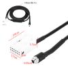 aqxreight 12 Pin Auxiliary Input Kit for Adapter Cable for E60 E61 E63 E64 High It Not and Qual Adapter CableAuxiliary CableAuxiliary InputAdapter Cable for E60Auxiliary Input view 3