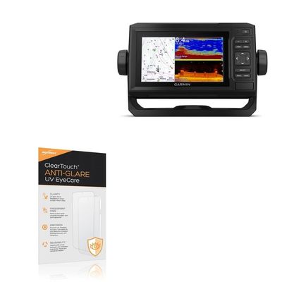 BoxWave Screen Protector Compatible with Garmin echoMAP Plus 62cv - ClearTouch Anti-Glare Anti-UV EyeCare (2-Pack), Filters Out Harmful Blue Light Reduce Fatigue