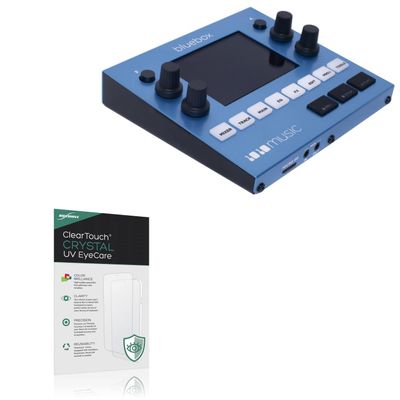 BoxWave Screen Protector Compatible With 1010music Bluebox - ClearTouch Crystal Anti-UV EyeCare (2-Pack), Filters out Harmful Blue Light Reduce Fatigue