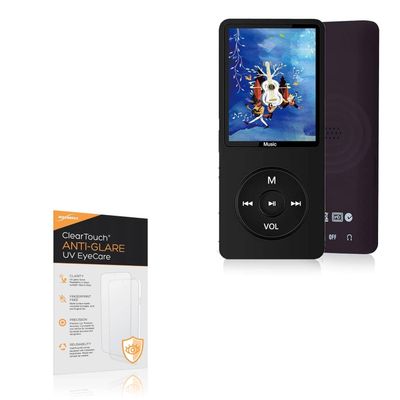 BoxWave Screen Protector Compatible With Dyzeryk MP3 Player (1.8 in) - ClearTouch Anti-Glare Anti-UV EyeCare (2-Pack), Filters out Harmful Blue Light Reduce Fatigue