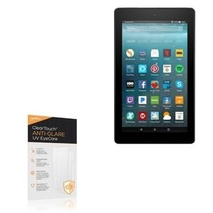 BoxWave Screen Protector Compatible With Amazon Fire HD 10 (7th Gen 2017) - ClearTouch Anti-Glare Anti-UV EyeCare (2-Pack), Filters out Harmful Blue Light Reduce Fatigue