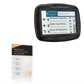 BoxWave Screen Protector Compatible with Garmin Zumo 395LM - ClearTouch Anti-Glare Anti-UV EyeCare (2-Pack), Filters Out Harmful Blue Light Reduce Fatigue