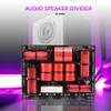 AYQEBNC 400W 3 Way Crossover Divider HiFi Tweeter Woofer Speaker Crossover 1250H/5000HZ with High-Pitched Protection red Black 500207171 view 4