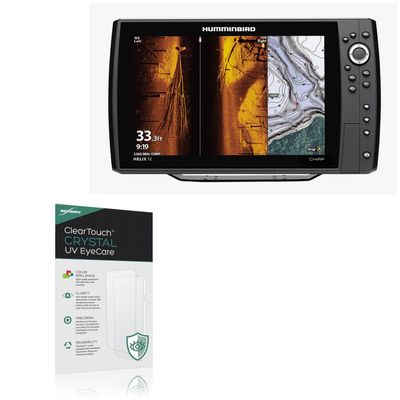 BoxWave Screen Protector Compatible with Humminbird Helix 12 G3N - ClearTouch Crystal Anti-UV EyeCare (2-Pack), Filters Out Harmful Blue Light Reduce Fatigue
