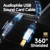 TODN Audiophiles USB Printer Cable Type C/USB C to USB 2.0 B High Speed Data Transfer DAC Cable (9.8ft/3m) view 3