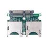 AYQEBNC Dual SD to SATA Converter Industrial-Grade SD to SATA Adapter Card 15PIN+7PIN SD to Serial Adapter Card view 1