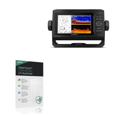 BoxWave Screen Protector Compatible with Garmin echoMAP Plus 62cv - ClearTouch Crystal Anti-UV EyeCare (2-Pack), Filters Out Harmful Blue Light Reduce Fatigue