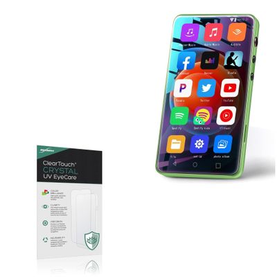 BoxWave Screen Protector Compatible With MYMAHDI MP3 Player (4 in) - ClearTouch Crystal Anti-UV EyeCare (2-Pack), Filters out Harmful Blue Light Reduce Fatigue