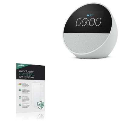 BoxWave Screen Protector Compatible With Amazon Echo Spot (2nd Gen 2024) - ClearTouch Crystal Anti-UV EyeCare (2-Pack), Filters out Harmful Blue Light Reduce Fatigue