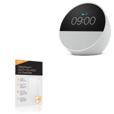 BoxWave Screen Protector Compatible With Amazon Echo Spot (2nd Gen 2024) - ClearTouch Anti-Glare Anti-UV EyeCare (2-Pack), Filters out Harmful Blue Light Reduce Fatigue