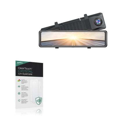 BoxWave Screen Protector Compatible with AKASO DL12 - ClearTouch Crystal Anti-UV EyeCare (2-Pack), Filters Out Harmful Blue Light Reduce Fatigue