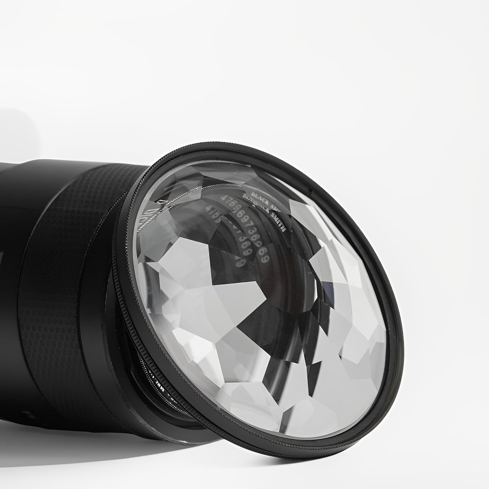 LICAEVEY 82mm Kaleidoscope Prism Lens Filter Optical Glass Camera Filter for DSLR Mirrorless Creates Kaleidoscope Effects with 35-85mm Focal Length (49MM)