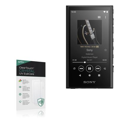 BoxWave Screen Protector Compatible With Sony Walkman NW-A300 - ClearTouch Crystal Anti-UV EyeCare (2-Pack), Filters out Harmful Blue Light Reduce Fatigue
