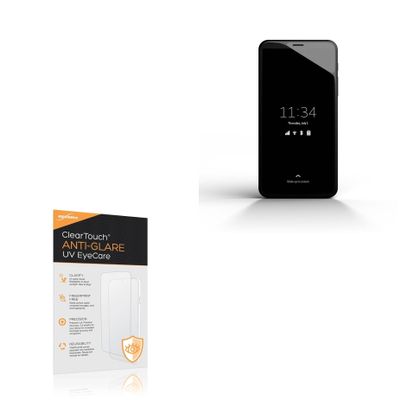 BoxWave Screen Protector Compatible With Purism Librem 5 Evergreen - ClearTouch Anti-Glare Anti-UV EyeCare (2-Pack), Filters out Harmful Blue Light Reduce Fatigue