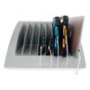 6-Pack | 8-Device Laptop & Tablet Charging Station for Multiple Laptops - Chromebook Organizer for Classroom & Office - Fits up to 15.6'' Screensize and 1.375'' Thick view 3