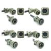 AICNRUT 1/5 Sets 2/3 Pin MS5015 Series Original Standards Aviation Wiring Plug Straight Elbow Male Female Connector AICNRUT(Red,5 sets) view 2