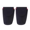 Housoutil 2pcs Thickened Diving Material Camera Lens Bag Drop-resistant and Crash-proof Lens Sleeve for Photography Compatible Cameras Black view 1