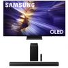 Samsung QN55S90FAFXZA 55 Inch 4K OLED Smart TV with a HW-B750F B Series Soundbar 5.1 Ch and Subwoofer (2025) view 1