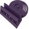 CD Now Playing Display Stand  Minimalist Holder Rack for Single CD  Acrylic Storage Shelf Display for Jewel Case  Compact Design for CDs, DVDs and Videogames  Made in USA (1, Purple) view 1