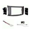 Double DIN Car Stereo Radio Install Kit (Gray) Package Compatible with for Sentra 2019 Without Factory Amplifier view 1