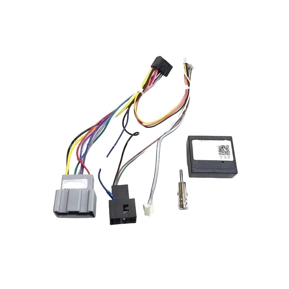 16 Pin Raise CANBUS Decoder FordD-RZ-11 Wiring Harness Adapter Compatible for Ford Fiesta 09-12 Android Player