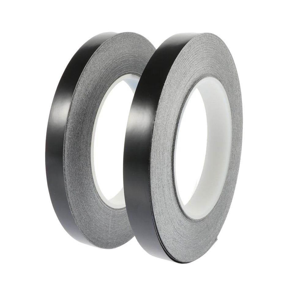 Amosfun 2rolls Ultra Thin Double Sided Adhesive Tape Blackout Tape for Phone Screen Repair Adhesive Screen Heat-Resistant Practical Multifunctional Phone Repairing