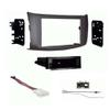 Single DIN Car Stereo Radio Install Kit (Gray) Package Compatible with for Sentra 2019 Without Factory Amplifier view 1