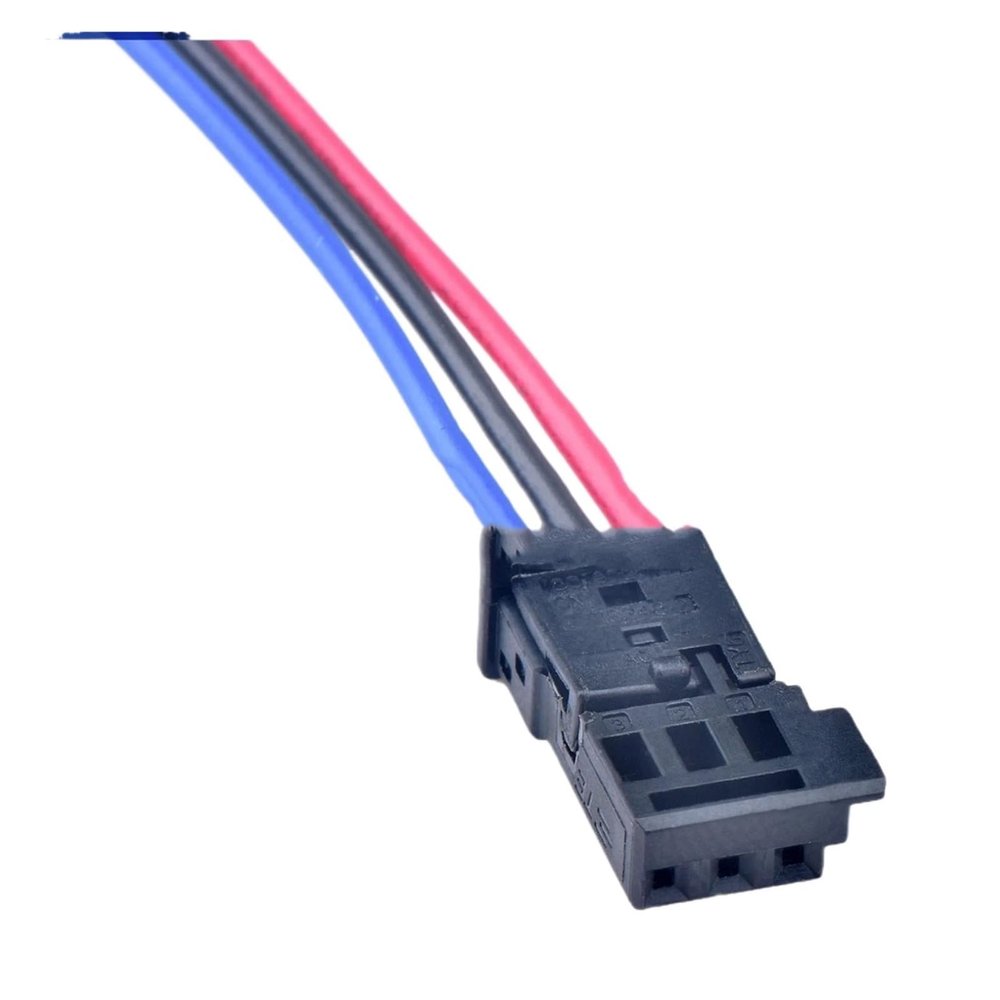 3 Pin Tweeter Instrument Connector Wiring Harness Plug 1C0973119B 1-1718346-2 1-968700-1 1C0 973 119 B(Female with wires)