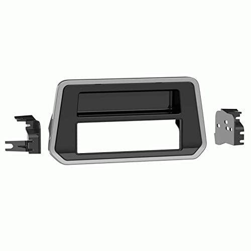 Single DIN Car Stereo Radio Install Kit Package Compatible with for Sentra 2020 & 2021 Without Factory Amplifier
