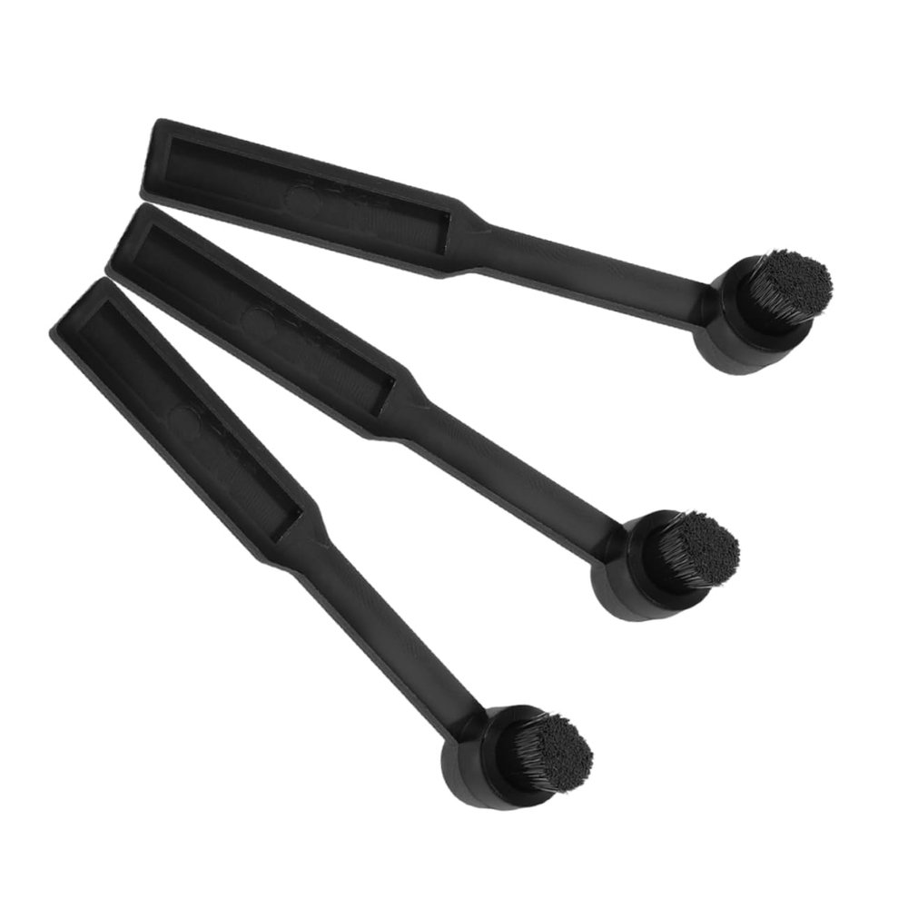 Artibetter 3pcs Turntable Stylus Cleaning Brush Static Vinyl Record Cleaner for Record Needles Compact Design for Easy Storage and Maintenance for All Turntables