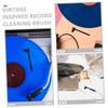 Artibetter 3pcs Turntable Stylus Cleaning Brush Static Vinyl Record Cleaner for Record Needles Compact Design for Easy Storage and Maintenance for All Turntables view 3