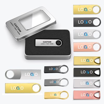 Personalized USB Memory Sticks 50 100 Pack Branded Boxes for Corporate Gifts University Fairs Company Outreach Client Branding (50,64GB)