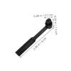 POPETPOP 3pcs Static Record Cleaner Brush for Stylus and Needle Maintenance Essential Accessory for Turntables and Record Players Black view 2