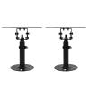 Acouto Premium Sturdy Iron Speaker Stand Mount Bracket for Home Theater and Studio with Telescopic Rod and 180 Rotation view 4