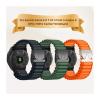 26/22/20mm Quickfit Nylon Ocean Parachute Buckle Band For Garmin Fenix 8 51 47mm E 7X 7Pro 6X 6Pro Enduro 3 2 Bracelet(Orange Black,26mm) view 2