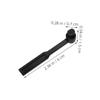 POPETPOP 3pcs Vinyl Record Stylus Cleaner Brush Static Cleaner for Turntable Needles Efficient Vinyl Record Care Tool for Music Lovers Black view 2