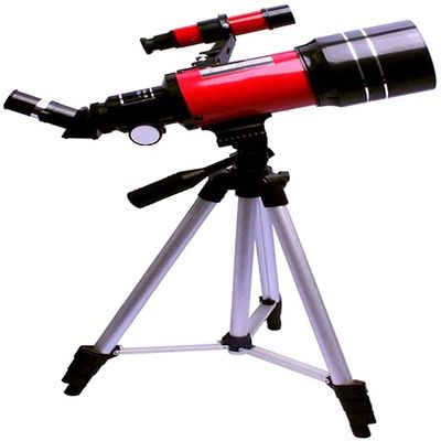 Astronomical Telescope, 300mm Distance, 70mm, Aperture Reflector, monocular Telescope, 150X Objective with Tripod for Be