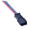 3 Pin Tweeter Instrument Connector Wiring Harness Plug 1C0973119B 1-1718346-2 1-968700-1 1C0 973 119 B(Male with wires) view 1