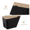 STOBOK Bamboo Wood Cover Wire Box Outdoor Storage Box for Charger Case Cord Concealer Cable Holder Cable Cover view 3
