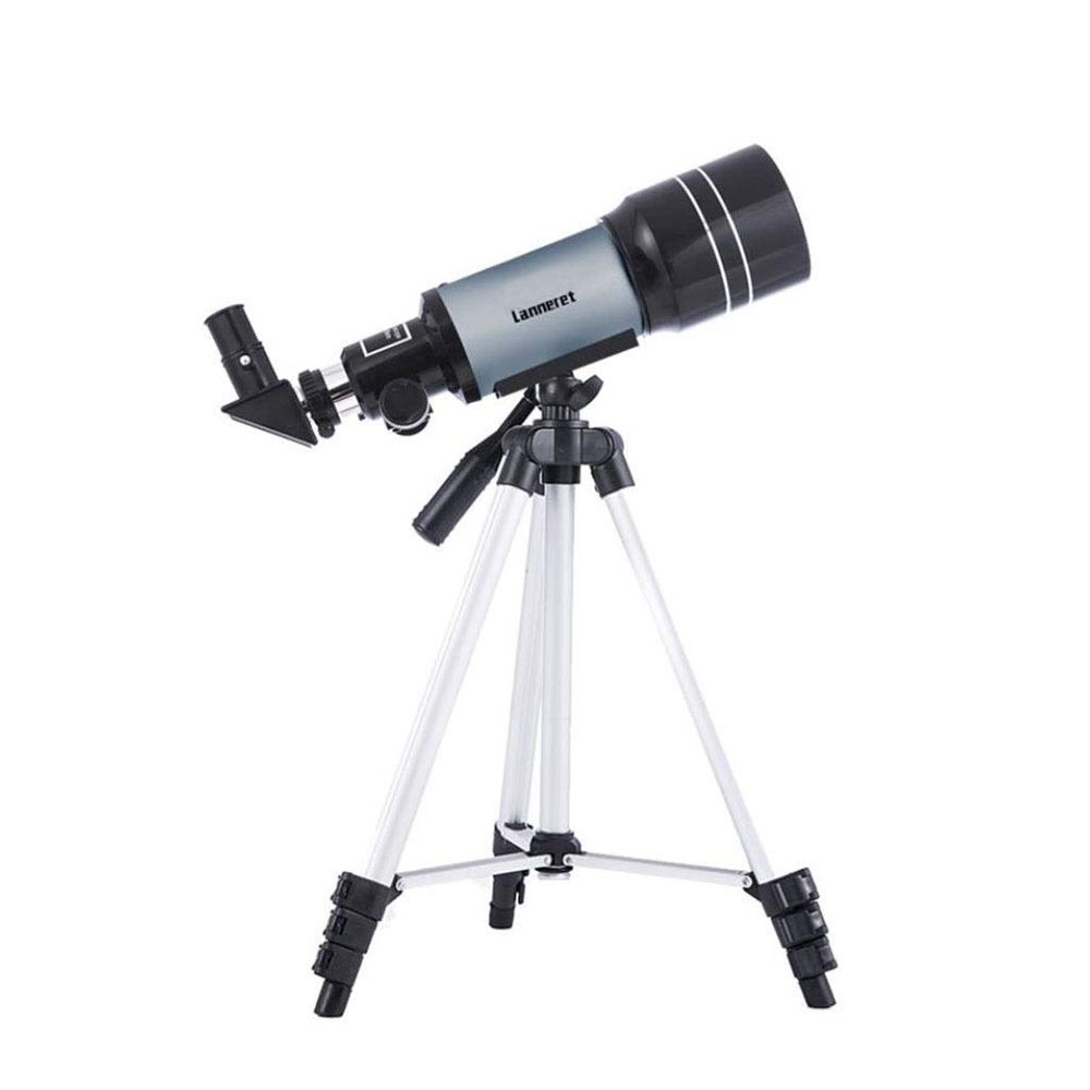 Astronomical Telescope,300mm Focal Length 70mm Aperture Refractor Monocular Telescope 150X Lens with Tripod Moon Filter