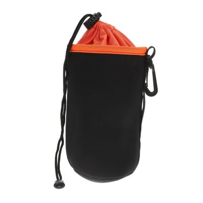 STOBOK DSLR Lens Storage Pouch Portable and Durable Organizer for Camera Lenses Material for Outdoor and Indoor Use Compact Design for Travel Black