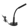 FUNOMOCYA 1Pc Desktop Microphone with Sound for Voice Chat Gaming and Recording Durable Connection for Laptop Use Black view 1