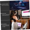 FUNOMOCYA 1Pc Desktop Microphone with Sound for Voice Chat Gaming and Recording Durable Connection for Laptop Use Black view 3